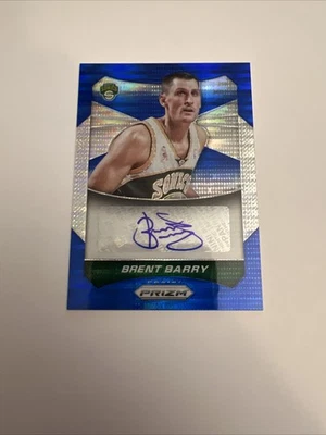 Brent Barry 2014-15 Panini Prizm #13 Auto Prizms Blue Pulsar 228/249 Foto 1 de 2