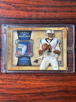 Cam Newton 2011 Topps Five Star Rookie Laundry Tag Patch /40 Panthers - Image 1 of 2