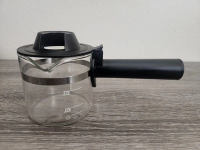 Krups F0274200 Espresso Machine Glass Carafe with Lid. Free Shipping. - Image 1 of 3