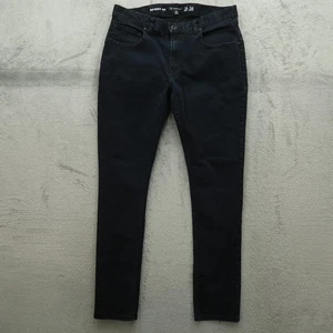 INC Jeans Mens Size 36x34 (35x32 Real) Navy Blue Skinny Fit Stretch Denim Pants - Picture 1 of 17