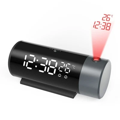 LED Display Alarm Clock with Night Mode and Accurate Temperature Readings - Image 1 of 4
