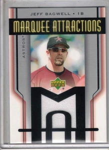 2004 UD Upper Deck baseball Jeff Bagwell Marquee attractions jersey card ASTROS - Picture 1 of 2