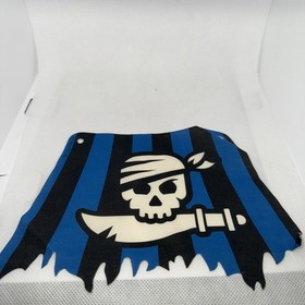 LEGO Pirate Sail (7074, Black Skull, Blue Sail, Skull Island Flag, Pirates)