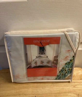 Nuevo juego de 2 fundas nórdicas y farsa Opalhouse Peacock Twin/XL Twin Foto 1 de 4