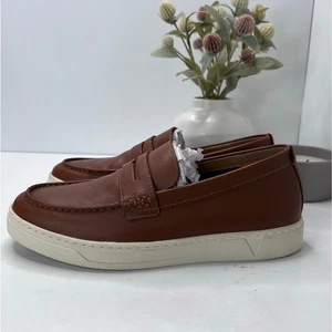 Mocasines sin cordones Vionic Thompson Penny zapatos cómodos informales marrón para hombre 9 anchos nuevos sin caja - Imagen 1 de 9