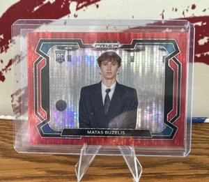 2024 Panini Draft Picks Matas Buzelis Red Pulsar Variation 072/299 BULLS NBA - Picture 1 of 2