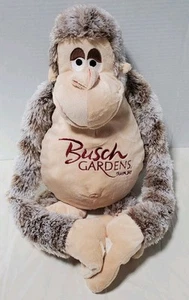 Busch Gardens Monkey Ape Plush Stuffed Toy Long Arms That Hook & Loop Together - Picture 1 of 17