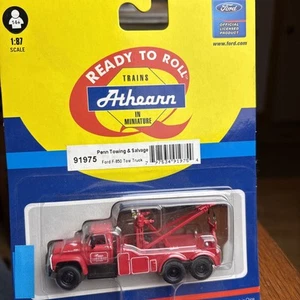 Camión de remolque y salvamento Athearn 91975 escala HO Penn Ford F-850 - Nuevo en caja - Imagen 1 de 11