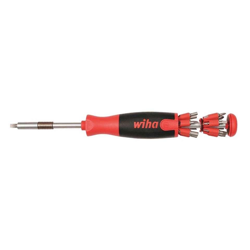 WIHA 77790 Multi-Bit Screwdriver, NumBits 12 55EU08 - Image 1 of 1