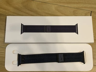 Apple Watch Original Nike Sport Loop 46mm (42/44/45/49mm) Blue/Black - Image 1 of 4