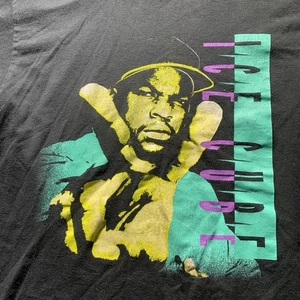 Camisa Negra Ice Cube Para Hombres MED Rapero Hip Hop Retro Gráfico Camiseta Rap - Imagen 1 de 8