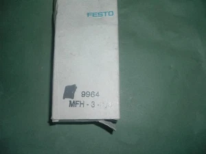 FESTO............... ..MFH 3 1/4............ VALVE PART 9964...... NEW PACKAGED - Picture 1 of 1