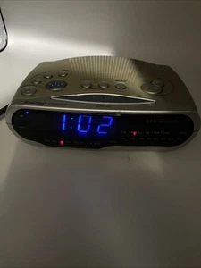 Emerson CKS1850 Research SmartSet AM-FM 2-Alarm Clock Radio Blue LED w/ Dimmer  - Picture 1 of 8