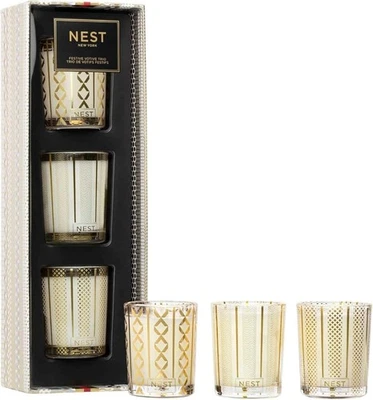 NEST New York Festive Scented Votive Candle Trio - 2 oz Each - Image 1 of 4