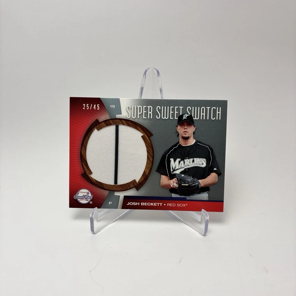 2006 Upper Deck Sweet Spot Super Sweet Swatch /45 Josh Beckett #SW-BE - Image 1 of 2