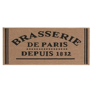 Tapis antidérapant - 50x120 cm - Brasserie de Paris - Beige - Bild 1 von 5