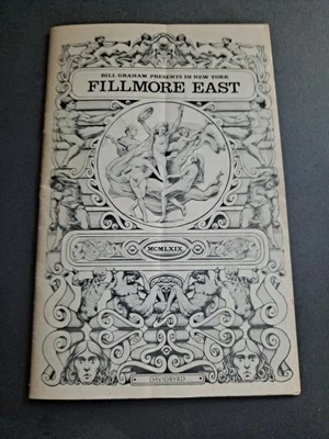 Fillmore East Blood Sweat And Tears Jethro Tull April 11-121969 Nyc Program - Image 1 of 4