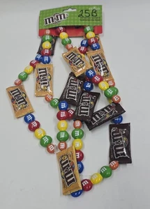 Kurt S. Adler M&M's Six Foot Garland Plain and Peanut Packs HTF - Picture 1 of 5