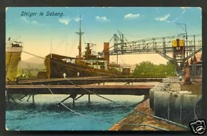 Sabang Schiffshafen Atjeh Aceh Sumatra Indonesien c 1910 - Bild 1 von 1