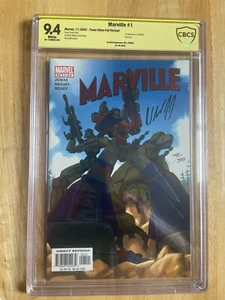 MARVILLE #1 CBCS 9.4! TEAM UDON FOIL VARIANT! BILL JEMA SIG! - Picture 1 of 6