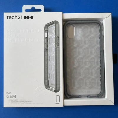 TECH21 Evo Gem Protection Case—iPhone X/XS—Gray - Image 1 of 4