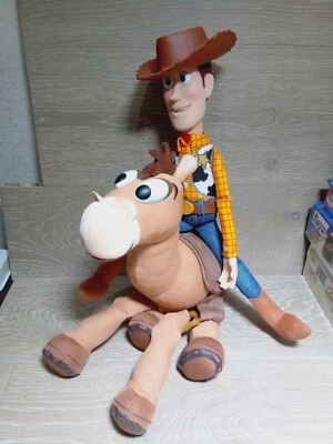 Thinkway Toy Story Bullseye With Sound Effects & Push button Woody w/ Cowboy Hat - Image 1 of 4