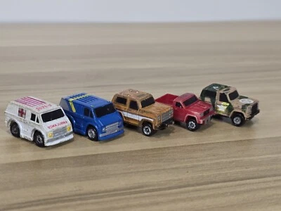Vintage Micro Machines RARE Cars Vans Bundle Job Lot 80's 90's X5 Ambulance Fire - Image 1 of 4