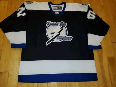 Camiseta de colección CCM Martin St. Louis TAMPA BAY LIGHTNING para hombre equipo de hockey de la NHL XL Foto 1 de 4