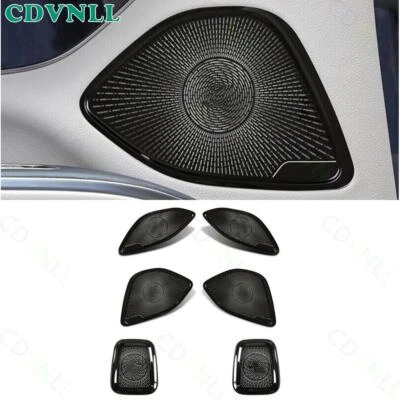 For Benz EQS EQS580 2022-2023 Black Steel Inner Door Speaker Ring Horn Cover 6X - Image 1 of 4