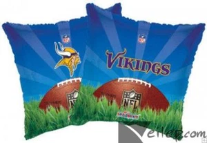 NFL Fútbol Fiesta Minnesota Vikings 18" Cuadrado Mylar Foil Globo, Púrpura Ye... - Imagen 1 de 1