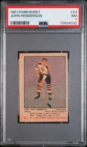1951 Parkhurst #23 John Henderson PSA 7 - Picture 1 of 2