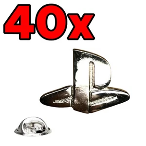 Wholesale Lot of 40x Official Sony PlayStation Logo Silver Lapel Pin - Bild 1 von 2