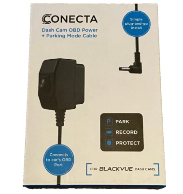 Conecta BlackVue OBD Power + ParkingMode Cable DR900S DR750S DR590W DR590 DR650S - Image 1 of 3