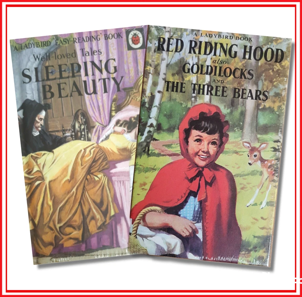 Ladybird Books Sleeping Beauty + Red Riding hood + goldilocks Series 606D  - Image 1 of 1