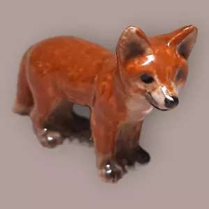 Estatuilla miniatura de porcelana NORTHERN ROSE Red Fox Cub nueva ENVÍO GRATUITO R229 - Imagen 1 de 6