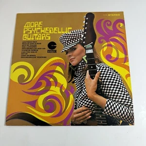 Jerry Cole More Psychedellic Guitars Vinyl Record Custom Records CS 1096 VG - Picture 1 of 17