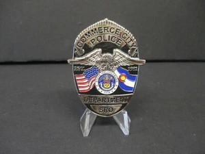 COMMERCE CITY, CO POLICE DEPT SRO UNIT CHALLENGE COIN, ROCKWELL RUNAWAY - Picture 1 of 2