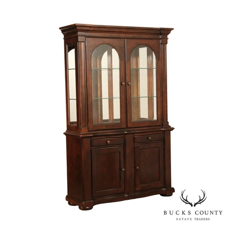 Bernhardt Furniture Italian Provincial Style 'Belmont' China Cabinet Cover