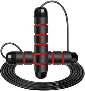 Saltar cuerda para saltar ejercicio aeróbico boxeo rodamiento ajustable velocidad fitness gimnasio - Imagen 1 de 10