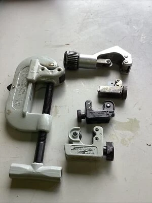 lot of 5 tube cutting tools Superior 1/8”-2-1/8” tube  - Image 1 of 4