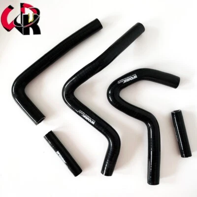 Manguera de refrigerante negra para Kawasaki KX250 KX 250 1994-2004 1995 1996 1997 1998 1999 Foto 1 de 4