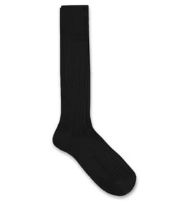 Calcetines Jefferies para Hombres Altos Acanalados Algodón Forrados Sobre la pantorrilla Vestido Rodilla 1PK - Imagen 1 de 4