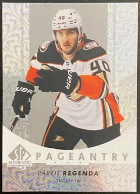 Pavol Regenda 2022-2023 SP Authentic Pageantry #P-80 Anaheim Ducks - Image 1 of 2