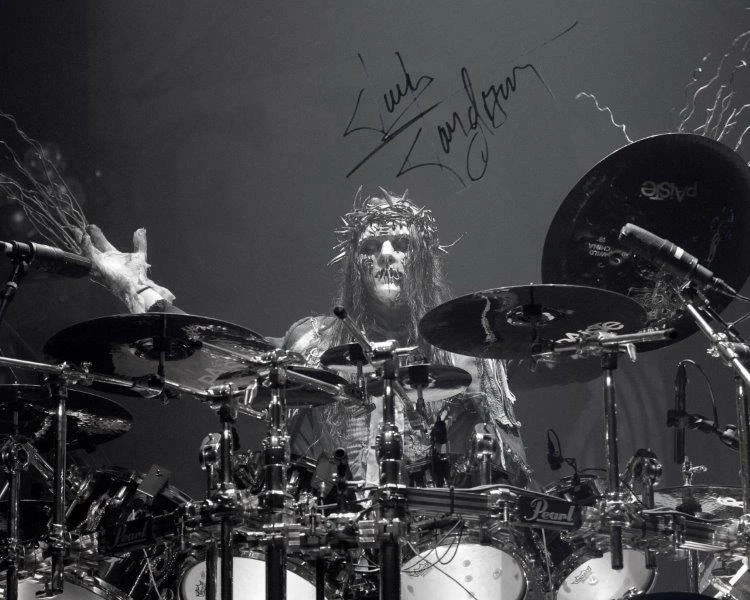 REPRINT - JOEY JORDISON Slipknot Drummer Signed 8x10 Photo Poster Man Cave Iowa - Image 1 of 1