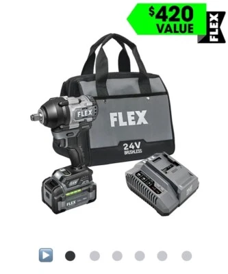 Flex 1/2 inch impact - Image 1 of 2