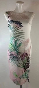 Ladies New Ex Roman Petite Tropical Print Dress Size 8 10 12 14 16 18 - Picture 1 of 8