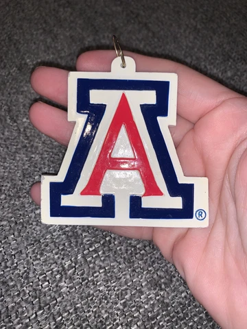 University Of Arizona Wildcats Charm For Necklace, Keychain Or Bracelet (GW8) Cover