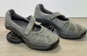 Z-Coil Mary Jane Pain Relief Comfort Gray Suede Orthopedic Shoes Size 9 - Picture 1 of 6
