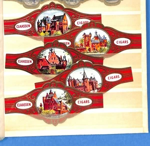LOT OF 5 VINTAGE CIGAR BANDS - CASTLES (0119-15) - Picture 1 of 1