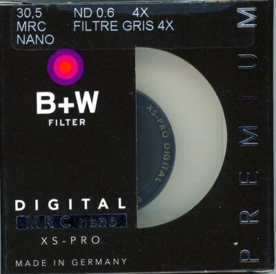 B+W 30.5mm XS-Pro MRC-Nano 802 Solid Neutral Density 0.6 Filter - Image 1 of 4